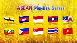 ASEAN NATIONAL SONG National of Asean Antheme ThailandCambodiaLaos [upl. by Alyad104]