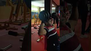 Solder workout 💪 Dumbbell press gym [upl. by Nodla]