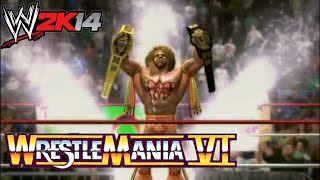 WWE 2K14 30 Years of WrestleMania  Hulkamania Runs Wild Part 7 Ultimate Warrior vs Hulk Hogan [upl. by Eivod]