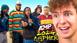 Clix Reacts to the AMP Freshman Cypher 2024 [upl. by Laram911]