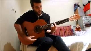 Video Tutorial para guitarra de la cancion Volando Voy [upl. by Hooper]