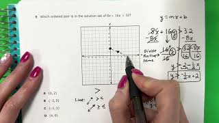 Algebra I STAAR 2021 Question 5 Solution of a Linear Inequality Method 1 [upl. by Keeton]