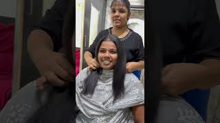 Permanent hair straightening appointment contact 8668186334 Coimbatore [upl. by Ahseyd943]