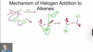 Addition of Halogens  Organic Chemistry One 1 Lecture Series Video 45 [upl. by Kylander]