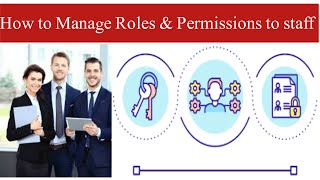 Manage Roles and permissions in smart school management systememploye management systemschool [upl. by Etsyrk384]