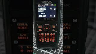 KENWOOD THD74  QUICK SCAN  QUICK TIPS [upl. by Anehs]