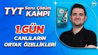 🔬Canlıların Ortak Özellikleri Soru Çözümü  21 Günde TYT Biyoloji Kampı1 9 Sınıf Biyoloji Kampı1 [upl. by Sileas]