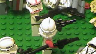 Lego Clone Wars 501st Legion IV  Confederacy Strikes filmed in 2007 [upl. by Werdnael]