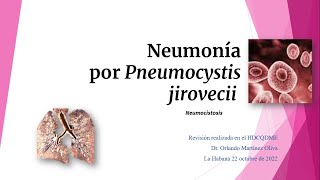 Neumonía por Pneumocystis jirovecii PJP [upl. by Ambur]