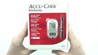 How to use AccuChek Performa Blood Glucose Monitoring system 4K [upl. by Assira]