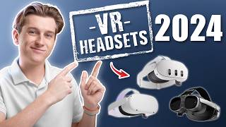 Top 3 VR Headsets For 2024  BEST VR HEADSETS [upl. by Nimar]