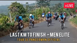 MEN ELITE LAST KM TO FINISH  TOUR DE PANDERMAN 2024 POLDA JATIM [upl. by Ailuy700]