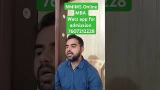 NMIMS Online MBA online degree programs from NMIMS Online 7607212228 watsap for admission or call us [upl. by Nahgeam]