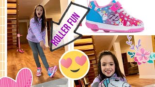 Heelys Roller Shoes Fun heelys rollerskating rollershoes kidsfun [upl. by Eentirb]