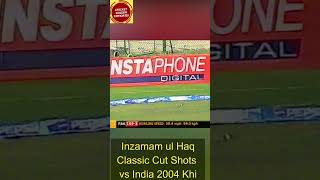 Inzamam ul Haq Classic Cut Shots  Pakistan vs India  2004  Karachi  Shorts [upl. by Towill]