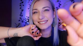 ASMR Tingly mouth sounds tktk pluck clicking amp hand movements 😴 [upl. by Vidovic362]