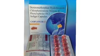 COFLITCH D Capsule Dextromethorphan Hydrobromide Chlorpheniramine Maleate amp Phenylephrine Capsules [upl. by Kalbli836]