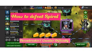 How to Defeat Spiral Thronebreaker  Cavalier Difficulty please subscribe [upl. by Ardnahs]