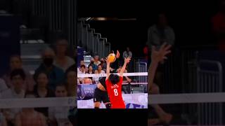 Sekita beautiful block 👏 👏👏🔥🔥🔥shorts volleyball volleyballplus olympics2024 [upl. by Ileak30]