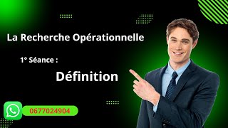 Recherche Opérationnelle  introduction [upl. by Jamille974]