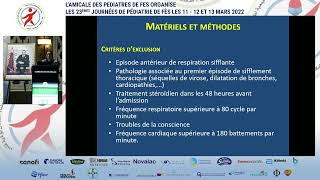 La nébulisation du salbutamol vs une solution saline àla phase aigue de la bronchiolite DrNMebrouk [upl. by Burwell]