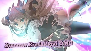 【FGO】 Summer Space Ereshkigal  Beast  Teaser amp Noble Phantasm in JP Server 【FateGrand Order】 [upl. by Narual]