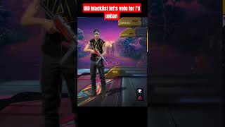 Free Fire Blacklist Support me guys ❤️‍🩹🙏 ff ff [upl. by Ianaj131]