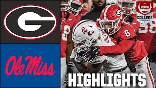 Georgia Bulldogs vs Ole Miss Rebels  Full Game Highlights [upl. by Baillieu]