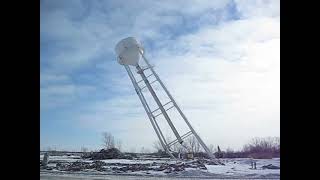 DELSANAIM Water Tower Demolition In Reverse [upl. by Ytirahs753]