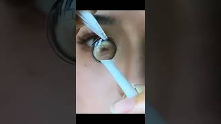 How to apply lenses lenses eyelenses lenskart beautytips2255 pratikshathorat newchannel [upl. by Derwin]