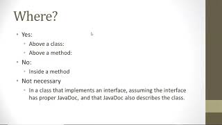 JavaDoc A Simple Overview [upl. by Gensmer189]