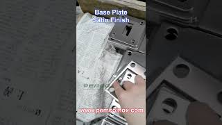 Railing Base Cover amp Base Plate railing stainlesssteelrailing [upl. by Annawal]