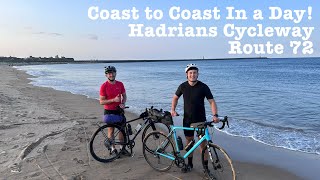 Coast to Coast In a Day  Hadrians Cycleway  24hr Challenge [upl. by Anatol]