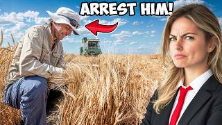 Karen tells Police Im TRESPASSING on my OWN Farm says Im a Criminal [upl. by Tranquada671]