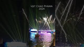 Fireworks at Chao Phraya  Bangkok [upl. by Louls]