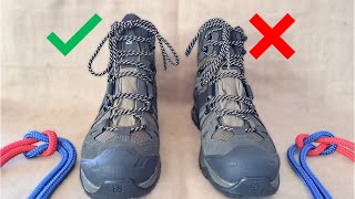 99 of People are Tying the Laces in the Wrong Way   Learn Simple Rule for the Right Shoelace Knot [upl. by Ainevuol]