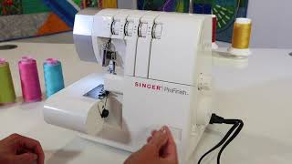 Singer 14CG754 ProFinish Serger Overlock 4 Machine Overview [upl. by Arocahs]