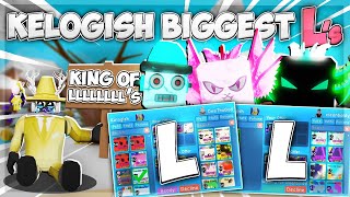 😢 KELOGISH Biggest Ls In Bubble Gum Simulator Dementor Mythic Pepper Leviathan Shiny Sin 20🤣 [upl. by Zippel]