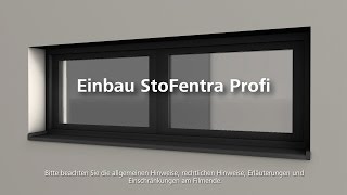 Fensterbank StoFentra Profi einbauen  Wärmedämmung  WDVS  FassadendämmungVerarbeitung [upl. by Romalda]