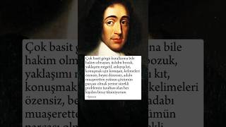 Spinoza Çok basit görgüfelsefe [upl. by Clower]