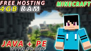 Free Minecraft Hosting  Java  PE  4GB RAM [upl. by Cheria]