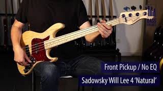 Sadowsky Will Lee MetroLine Live Demo  BassFreaksnet [upl. by Lust582]