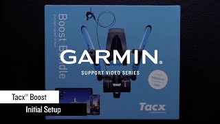 Garmin Support  Tacx® Boost  Setup [upl. by Alice]