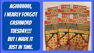 6 Fun scratch cards to brighten your day £18 of the £3 Cashword Extra scratch tickets [upl. by Annoled]