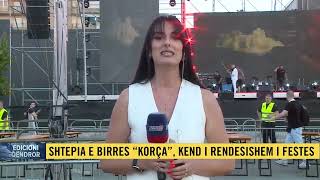 Pesë net spektakël Starton Festa e Birrës në Korçë “Birra Korça” mirëpret turistët me një risi [upl. by Migeon]