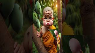 🔥cute moment of cute Monk 🔥funny cute cutemonk cutebaby 🔥🔥new [upl. by Linker]