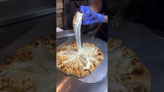 Cheese Lava Pizza Mozzarella provolone feta amp Parmesan inside and out 🧀🍕🤤 at Burattino CA [upl. by Pierpont]