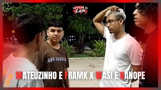 MATEUZINHO e FRAMK X WASI e KANOPE  GRANDE FINAL  33ª BATALHA DA ZAIK [upl. by Gerson]