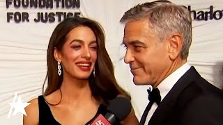 George Clooney amp Amal Clooney Reveal Their Twins FAVE HOBBIES [upl. by Einapets]