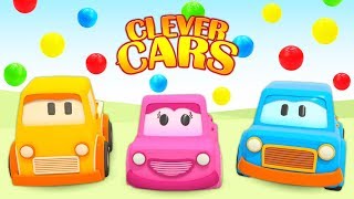 Car Cartoons amp Car Games for Babies Clever Cars Full Episodes [upl. by Donald]